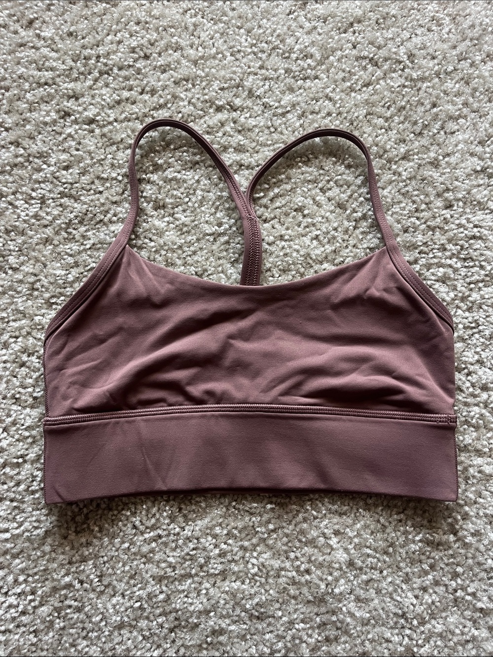 Lululemon Y flow longline sports bra